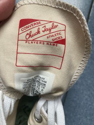 Botines Converse Blancos Talla 37.5