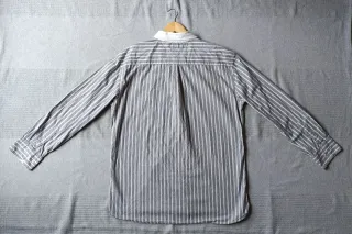 Camisa Tommy Hilfiger manga larga gris de rayas