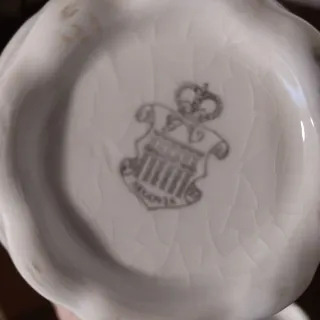 Juego de café de porcelana D.la Granja de Segovia