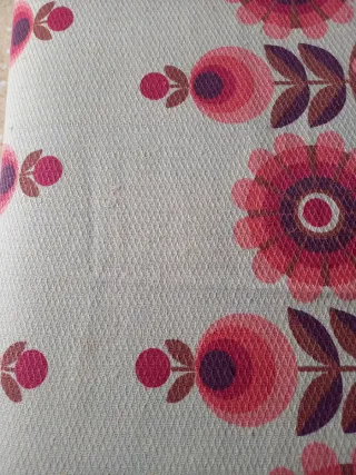 Colcha Cama 90 Vintage Flores Rosas