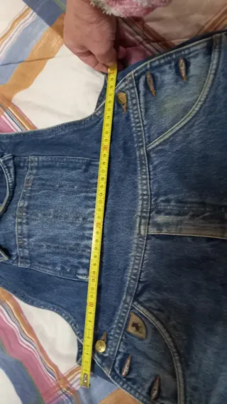 Peto vaquero Lois vintage azul