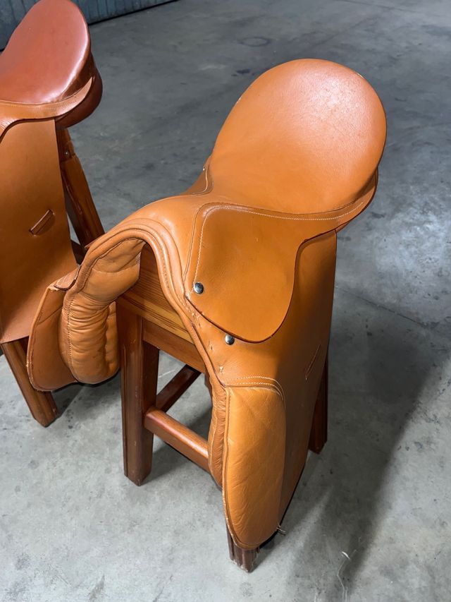 Sillas de montar de cuero