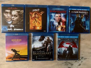 Lote 7 Películas Blu-ray