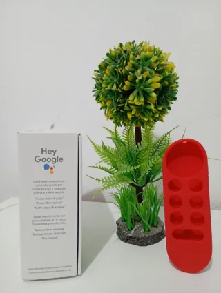 Google Chromecast 4K + Funda Roja