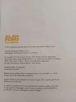 Alan Ford TNT EDITION gennaio/luglio 1971