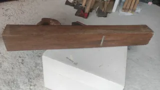 Cepillo carpintero madera antiguo