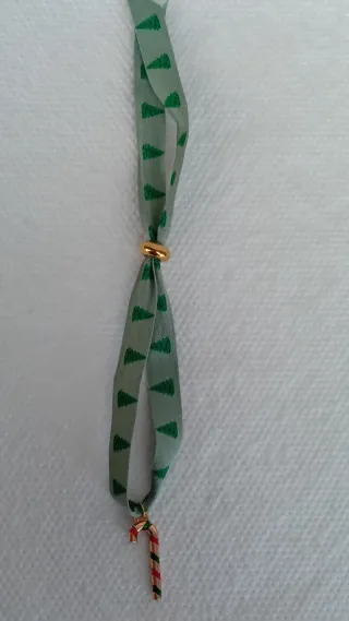 Bracciale albero di Natale con candy cane