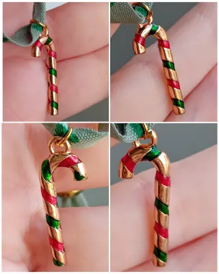 Bracciale albero di Natale con candy cane