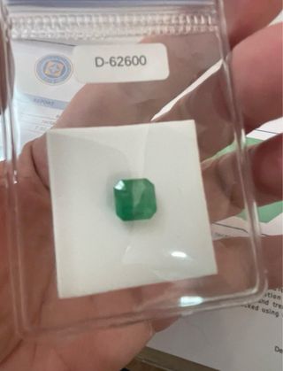 Esmeralda Brasileña 2.29Ct Natural IGE