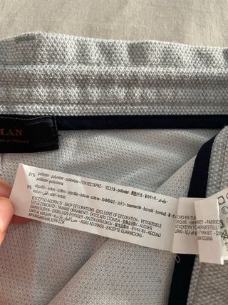 Pantalón corto vestir Zara gris