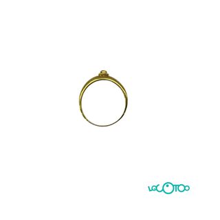 Anillo Oro 18k con Zafiro Azul