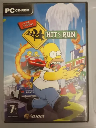 PC CD-ROM The Simpsons Hit & Run