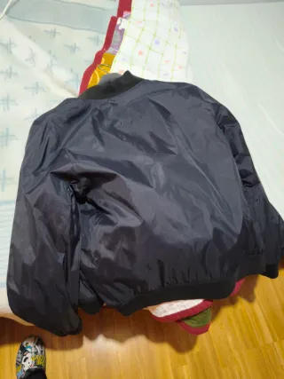 Chaqueta Lacoste Negra Bomber