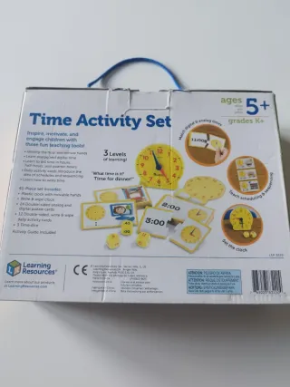 Juego Time Activity Set - Aprende La Hora