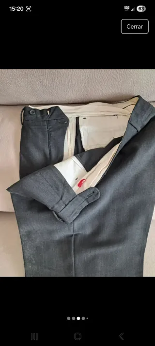 Pantalón de vestir gris marengo