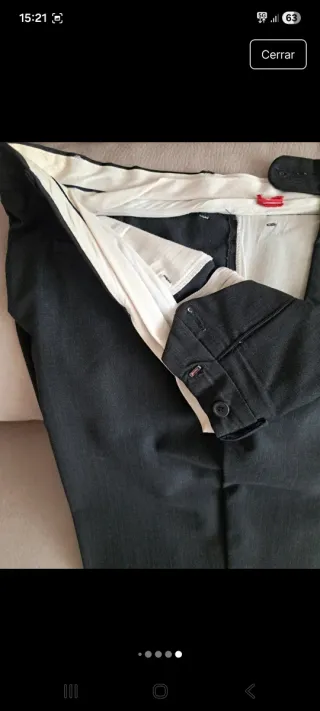 Pantalón de vestir gris marengo