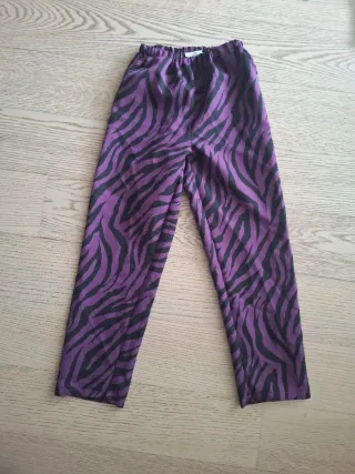 Vestito Carnevale Joker Viola Zebra