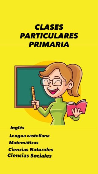 Clases particulares, nivel de primaria Valencia