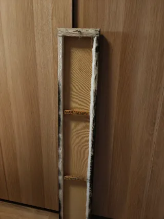 Cuadro pintado a mano madera