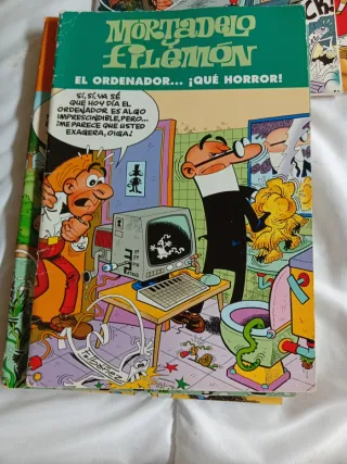 9 comics Mortadelo y Filemón.