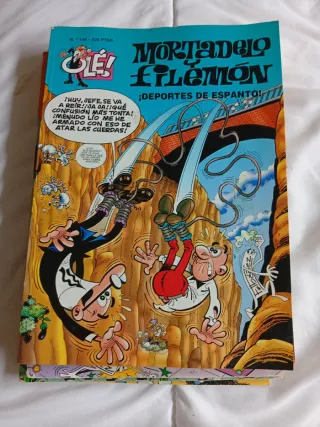 9 comics Mortadelo y Filemón.