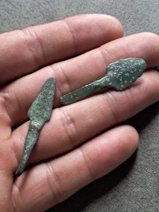 2 Puntas de Flecha Antiguas