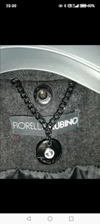 Cappotto donna Fiorella Rubino grigio