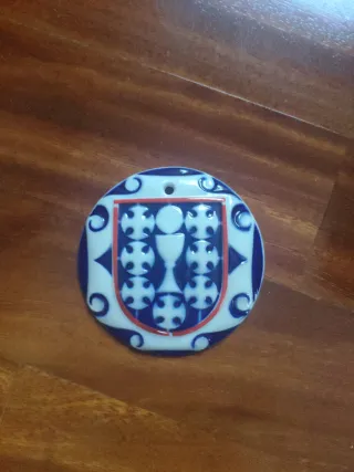 Medalla Sargadelos Azul y Blanca