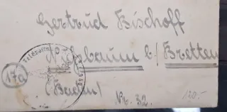 Feldpost frente Estonia 1944!Carta Original!RR+!