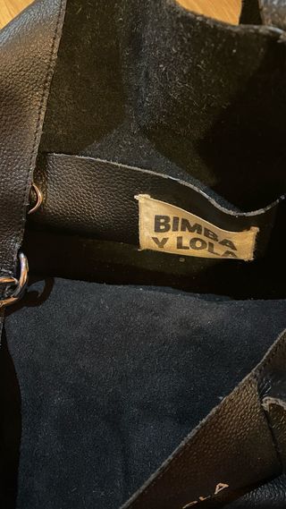 Bolso Bimba y Lola Negro Piel