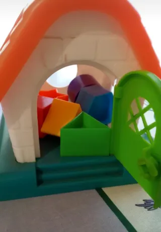 Casita bloques formas infantil