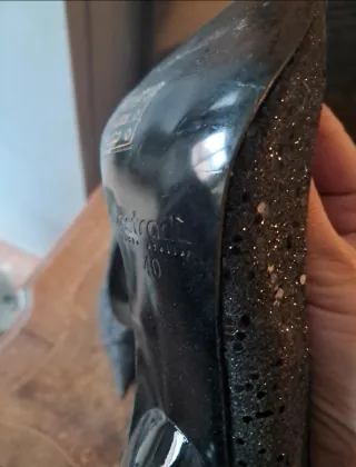 Scarpe tacco alto Estrada glitter nere