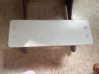 Pupitre madera con cajón y asiento