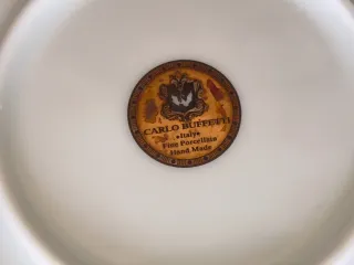 Piatto tondo porcellana Infinissima