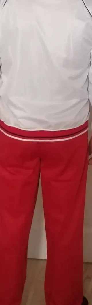 Conjunto Adidas Talla S Rojo/Blanco