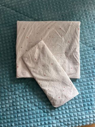 Ropa cuna: edredón, almohada, f.nórdicas y sábanas