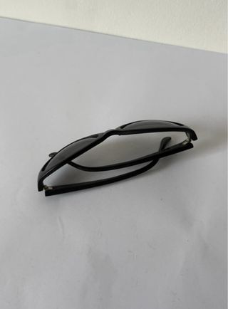 Gafas de sol vintage Y2K negras