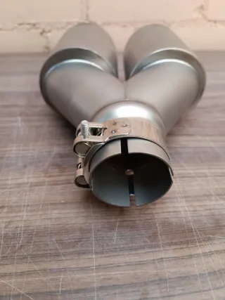 ER Punta de silenciador de doble salida, tipo "U".