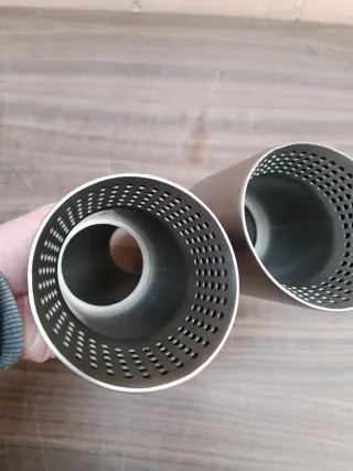 ER Punta de silenciador de doble salida, tipo "U".