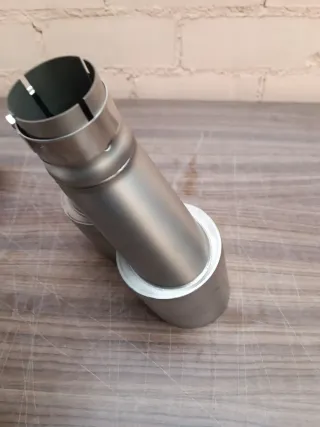 ER Punta de silenciador de doble salida, tipo "U".