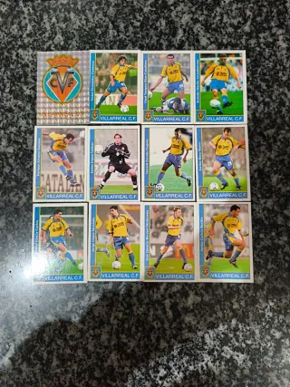 Lote Cromos Villarreal Mundicromo 2002