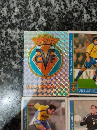 Lote Cromos Villarreal Mundicromo 2002