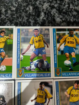 Lote Cromos Villarreal Mundicromo 2002
