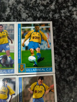 Lote Cromos Villarreal Mundicromo 2002