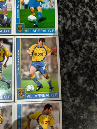 Lote Cromos Villarreal Mundicromo 2002