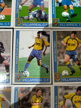 Lote Cromos Villarreal Mundicromo 2002