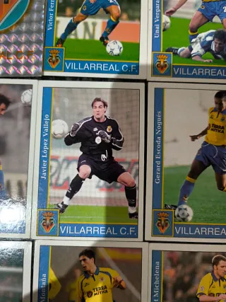 Lote Cromos Villarreal Mundicromo 2002