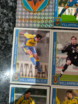Lote Cromos Villarreal Mundicromo 2002