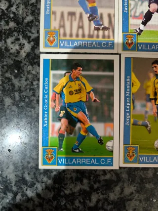 Lote Cromos Villarreal Mundicromo 2002