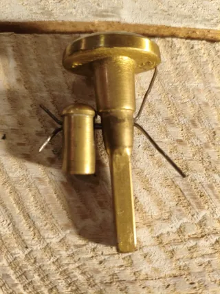 Pestillo Tirador Puerta Vintage Latón